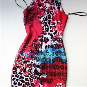 Bebe print dress